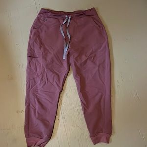 FIGS Size Petite Large Mauve Scrub Pants